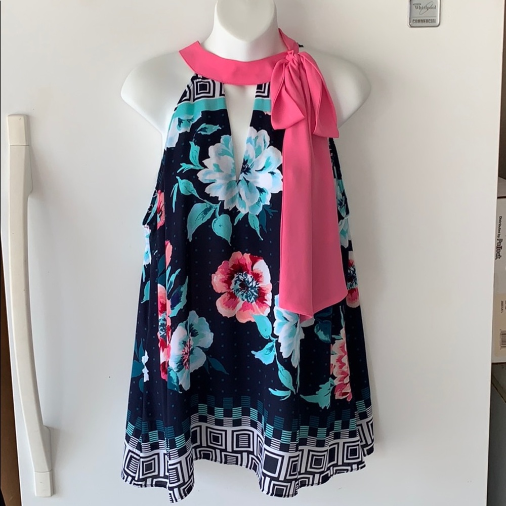 T-Back Floral Blouse